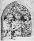 Mary Wall Art - The Man of Sorrows with the Virgin Mary and St John the Evangelist